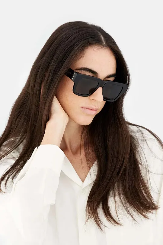 black Retrosuperfuture sunglasses Mega