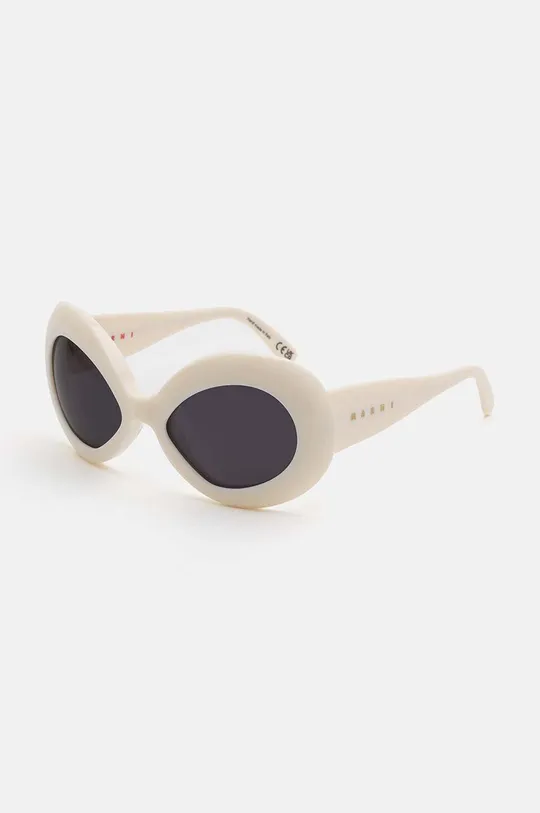 Marni okulary przeciwsłoneczne Lake Of Fire beżowy
