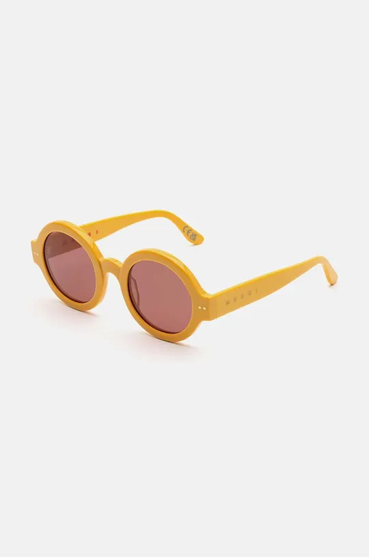 orange Marni sunglasses Nakagin Tower Unisex
