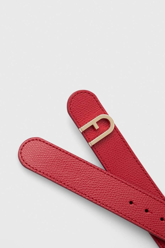 Furla cintura in pelle rosso