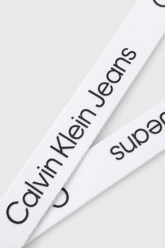Calvin Klein Jeans pasek dziecięcy biały