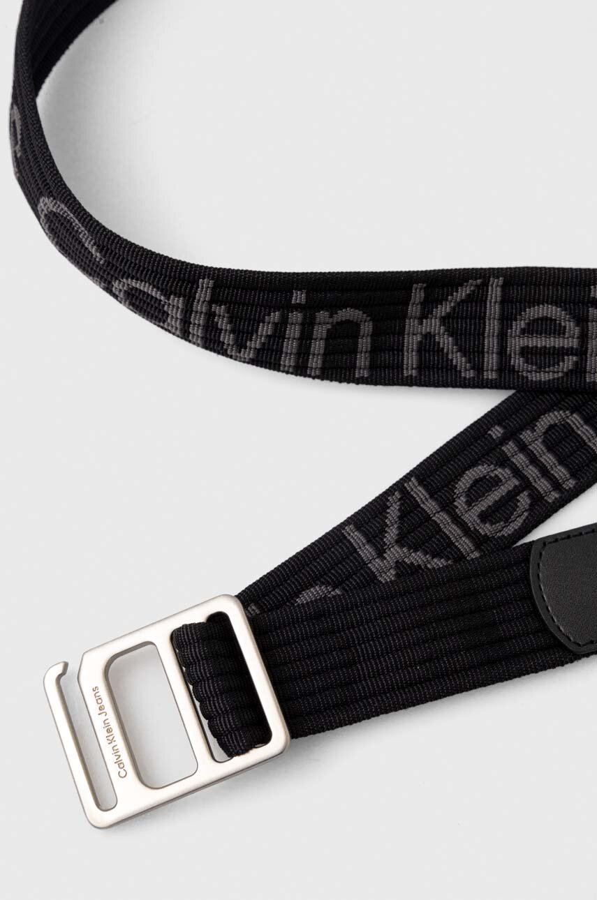 Opasok Calvin Klein Jeans čierna