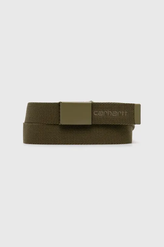 zelená Pásek Carhartt WIP Script Belt Tonal Unisex