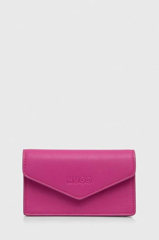 różowy HUGO portfel Damski