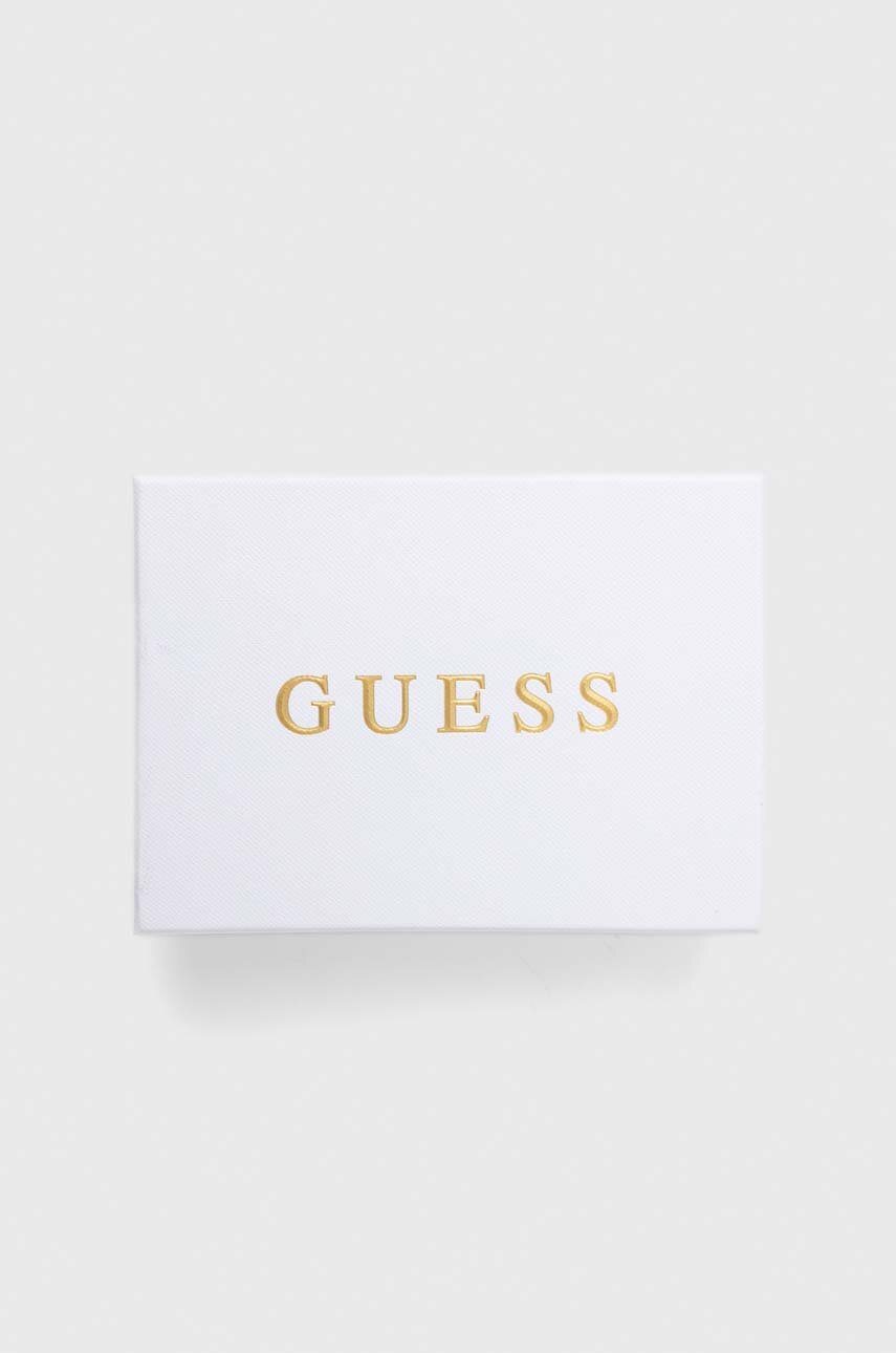 Πορτοφόλι Guess χρώμα: καφέ | ANSWEAR.gr