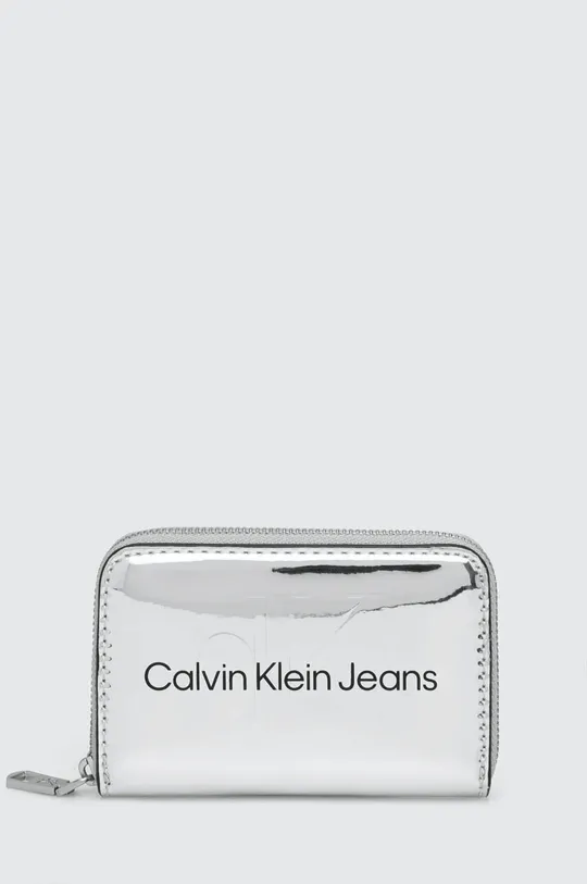 strieborná Peňaženka Calvin Klein Jeans Dámsky