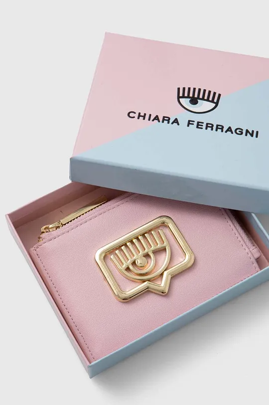 Chiara Ferragni portfel EYELIKE różowy