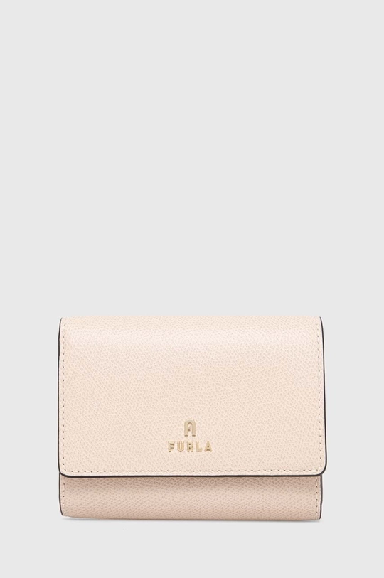 бежевый Кожаный кошелек Furla Camelia Женский