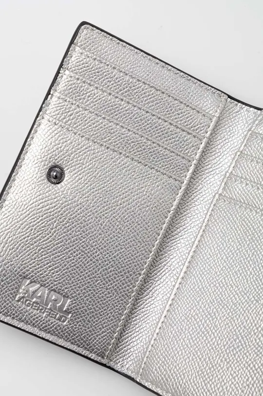 srebrny Karl Lagerfeld portfel