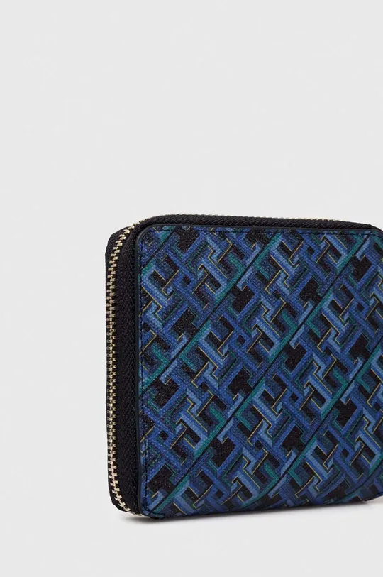 Kožená peňaženka Tommy Hilfiger modrá