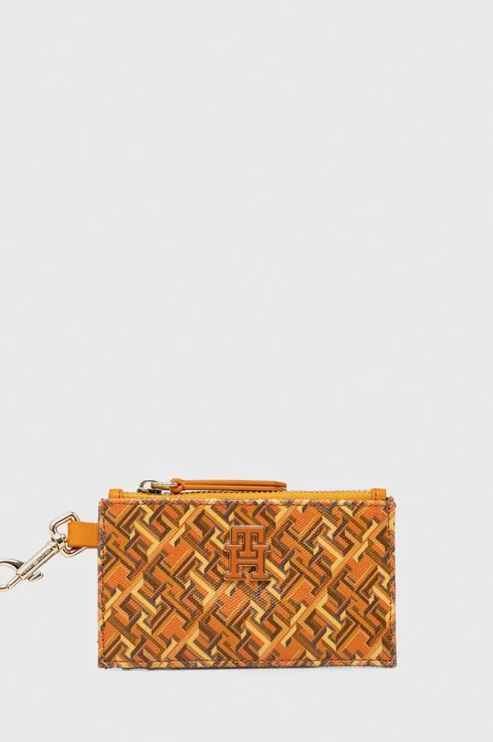 oranžová Kožená peňaženka Tommy Hilfiger Dámsky