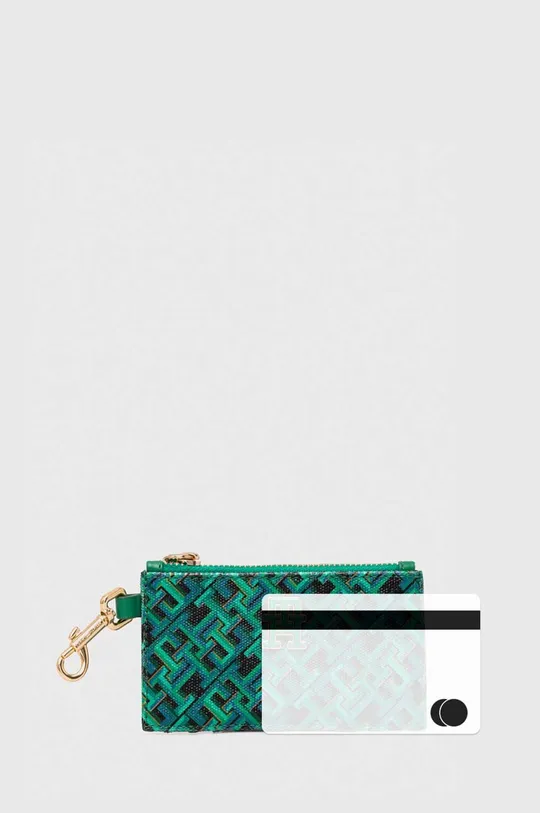 zelena Usnjena denarnica Tommy Hilfiger