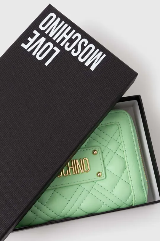 zielony Love Moschino portfel