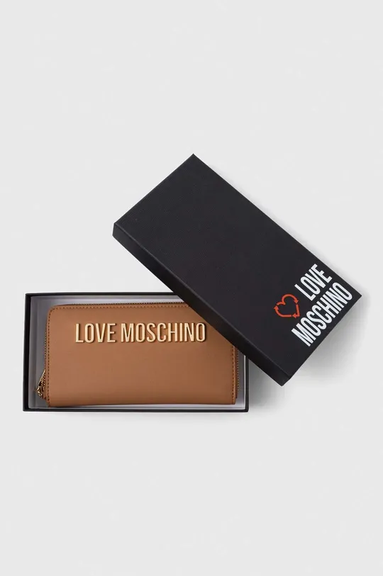 brązowy Love Moschino portfel
