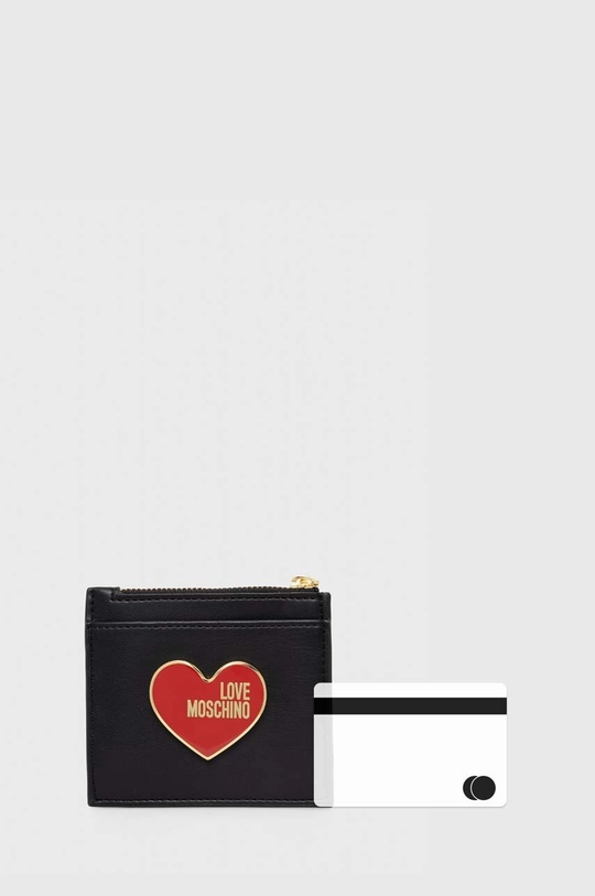 czarny Love Moschino portfel