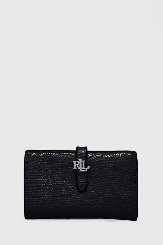 črna Usnjena denarnica Lauren Ralph Lauren Ženski