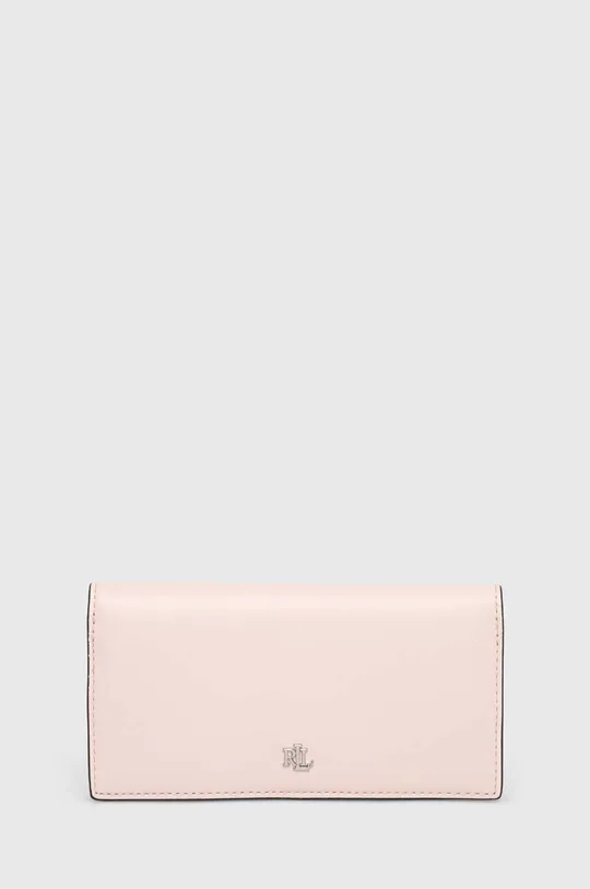 rózsaszín Lauren Ralph Lauren bőr pénztárca Női