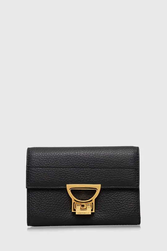 črna Usnjena denarnica Coccinelle Ženski