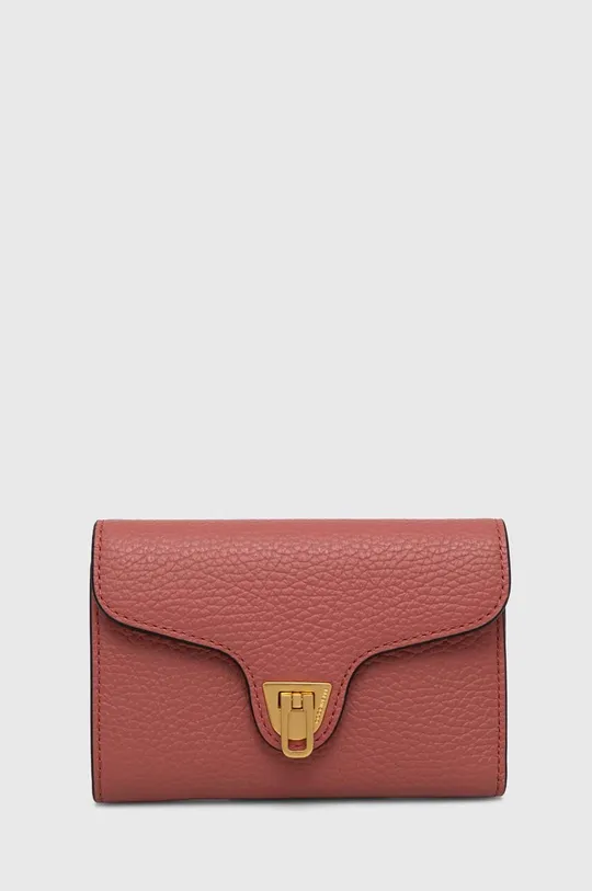 červená Kožená peňaženka Coccinelle Dámsky