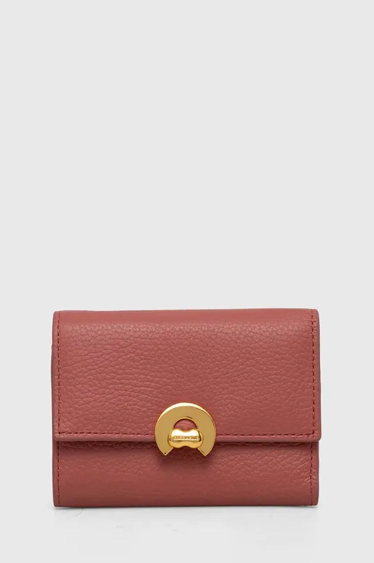 ružová Kožená peňaženka Coccinelle Dámsky