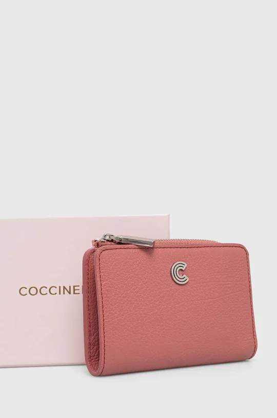 červená Kožená peňaženka Coccinelle