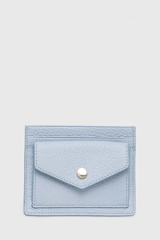 modrá Kožená peňaženka Coccinelle Dámsky