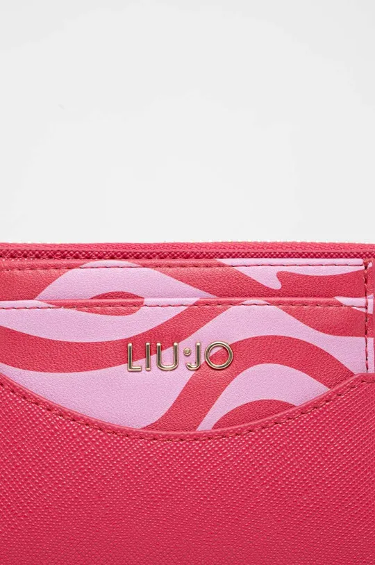 różowy Liu Jo portfel i etui na karty