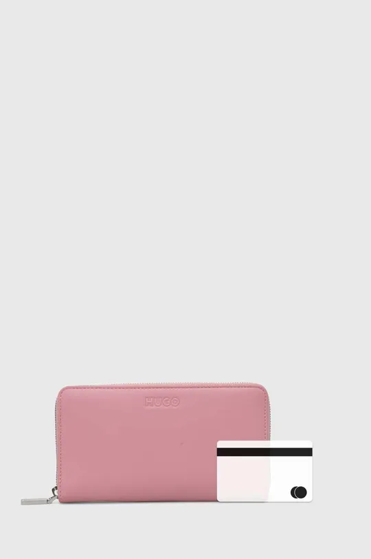 różowy HUGO portfel