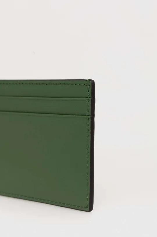 Шкіряний чохол на банківські карти Furla зелений