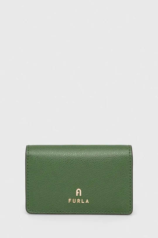 зелений Шкіряний гаманець Furla Жіночий