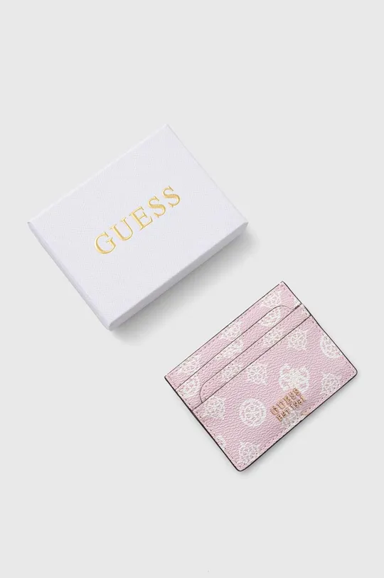 Puzdro na karty Guess LAUREL Základná látka: 100 % PU Podšívka: 100 % Polyester