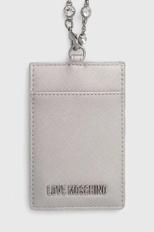 srebrna Etui za kartice Love Moschino Ženski