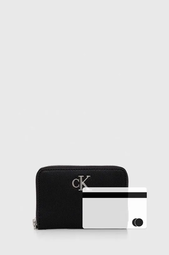 fekete Calvin Klein Jeans pénztárca