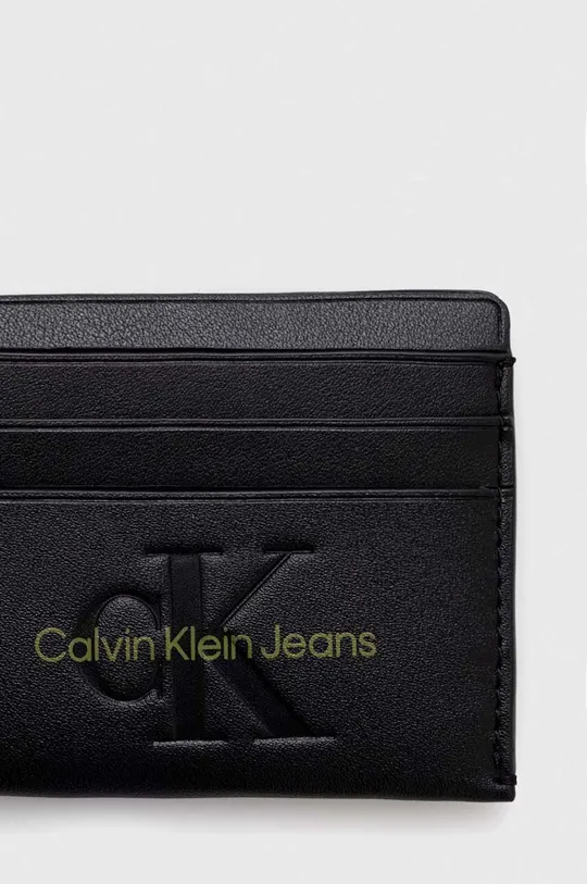 Puzdro na karty Calvin Klein Jeans čierna