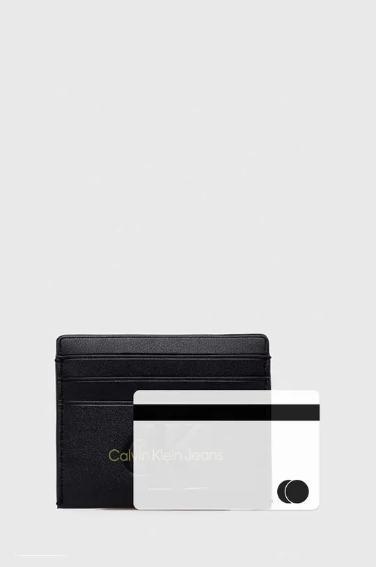 чорний Чохол на банківські карти Calvin Klein Jeans