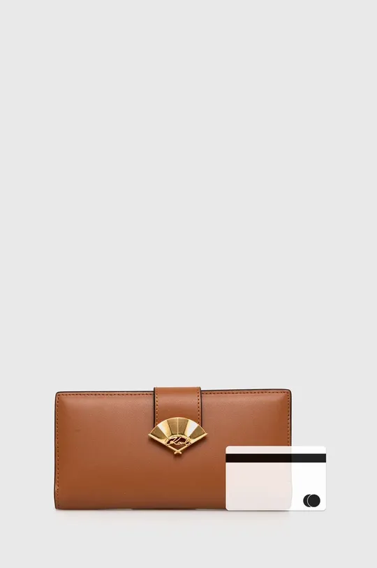 rjava Usnjena denarnica Karl Lagerfeld