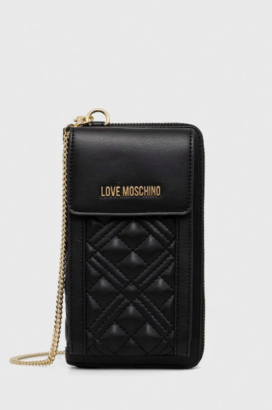 fekete Love Moschino pénztárca Női