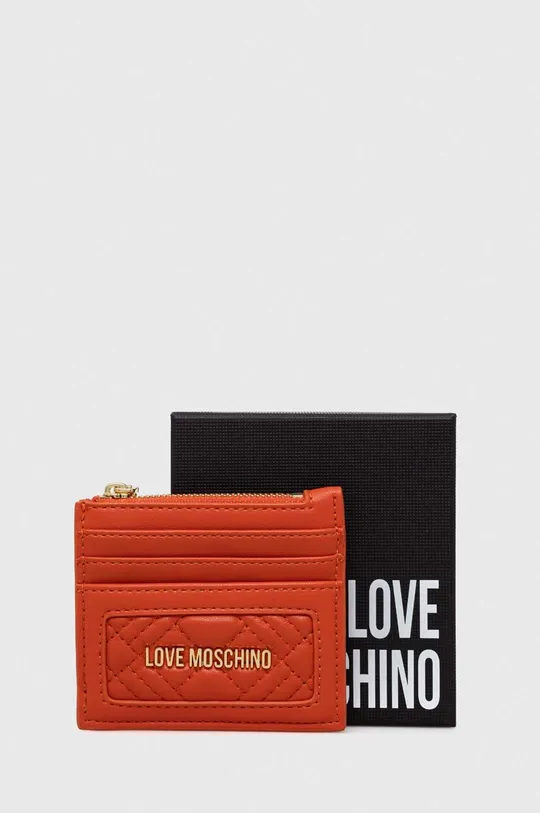 oranžna Denarnica Love Moschino