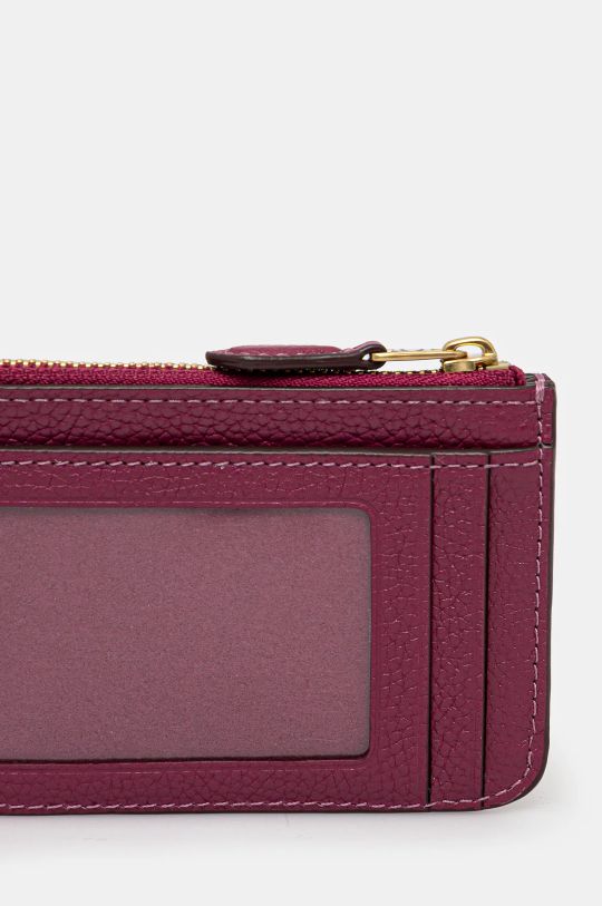 Accessori Coach portachiavi in pelle CR550 rosa