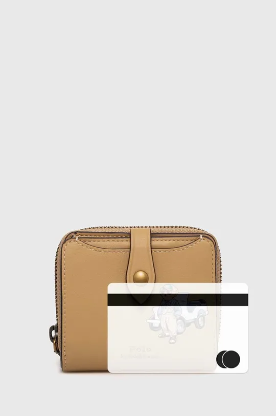 Kožená peňaženka Polo Ralph Lauren Dámsky