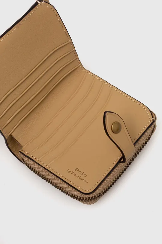 Kožená peňaženka Polo Ralph Lauren Základná látka: 100 % Prírodná koža Podšívka: 100 % Bavlna