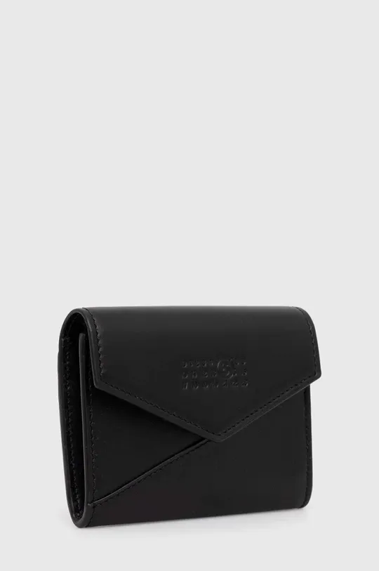 Шкіряний гаманець MM6 Maison Margiela Japanese 6 Flap чорний