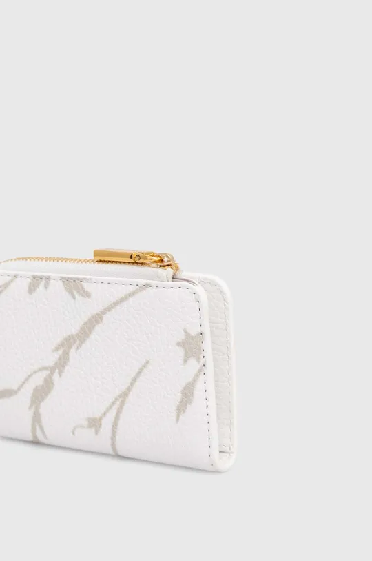 Kožená peňaženka Coccinelle biela