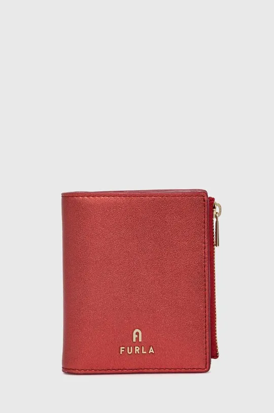 červená Kožená peňaženka Furla Dámsky