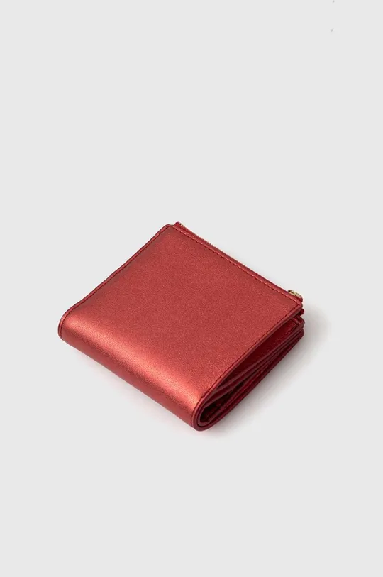 Furla portfel skórzany czerwony