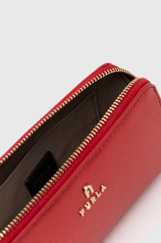 crvena Kožna kozmetička torbica Furla