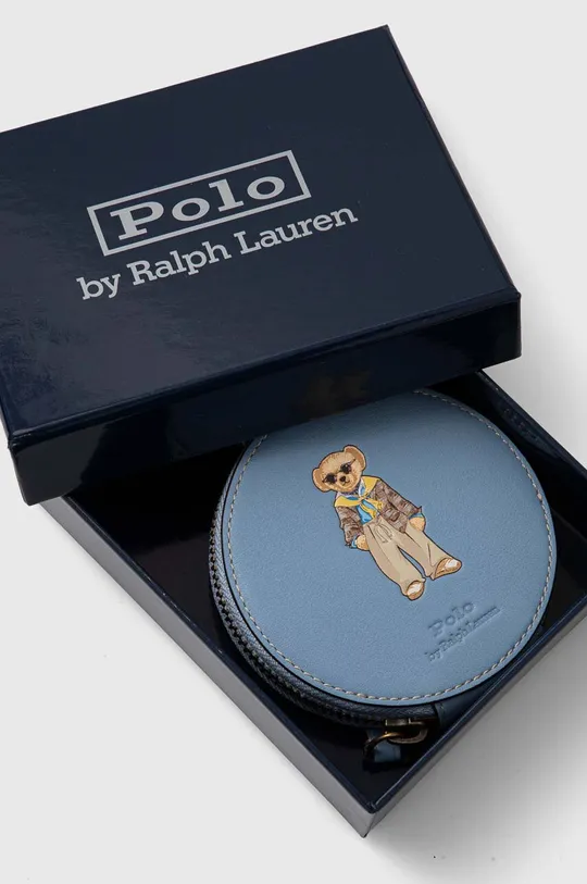 Usnjena denarnica Polo Ralph Lauren Glavni material: 100 % Goveje usnje Podloga: 100 % Bombaž