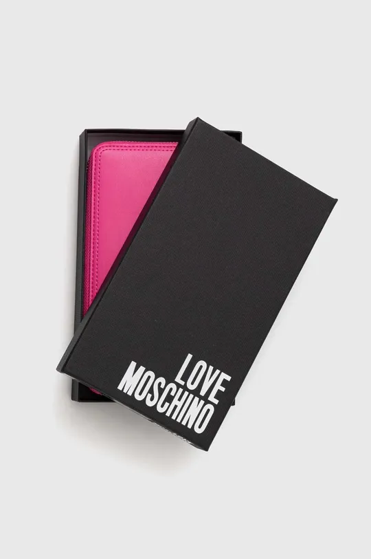 rosa Love Moschino portafoglio
