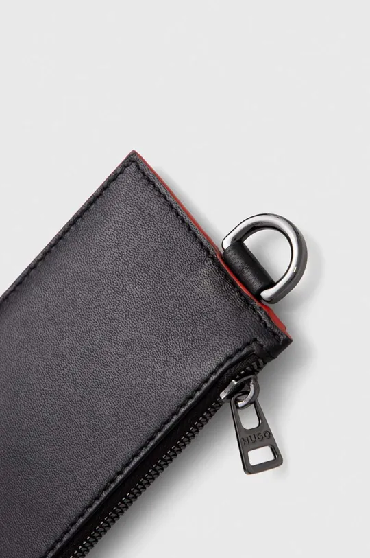 Кожаный кошелек HUGO Основной материал: 100% Овечья шкура Подкладка: 100% Полиэстер