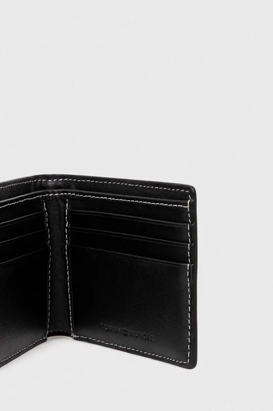 Usnjena denarnica Tommy Hilfiger Naravno usnje